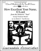 How Excellent Is Your Name O Lord Two-Part choral sheet music cover